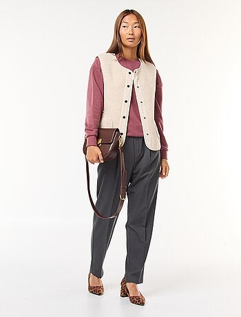 Sudadera básica en felpa francesa