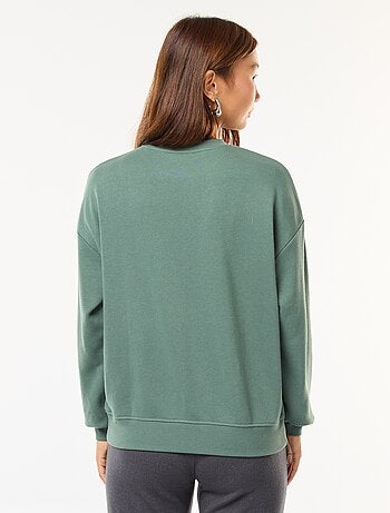 Sudadera básica en felpa francesa