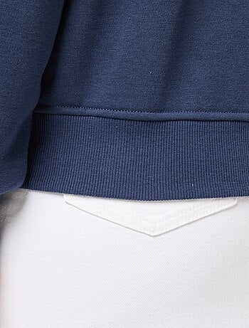Sudadera básica en felpa francesa