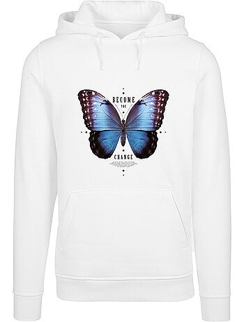 Sudadera become the change butterfly para hombre - mister tee