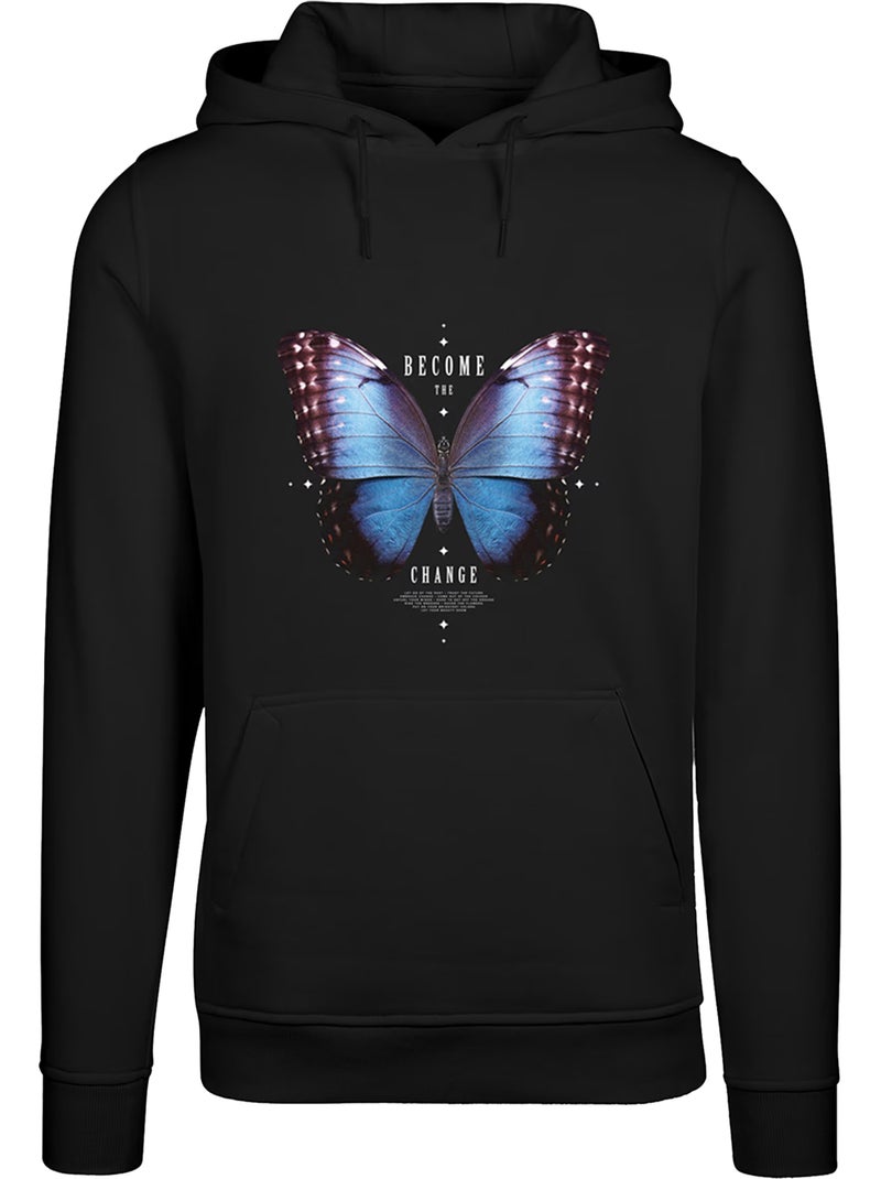 Sudadera become the change butterfly para hombre - mister tee Negro - Kiabi
