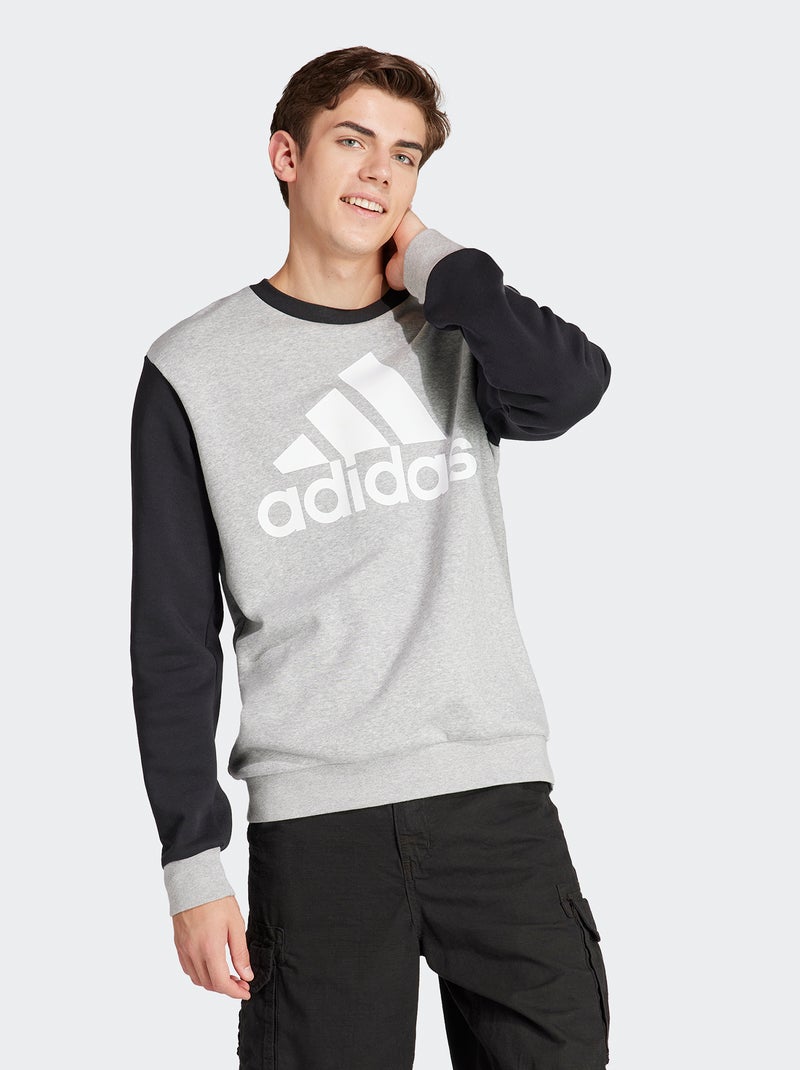 Sudadera bicolor 'Adidas' NEGRO - Kiabi