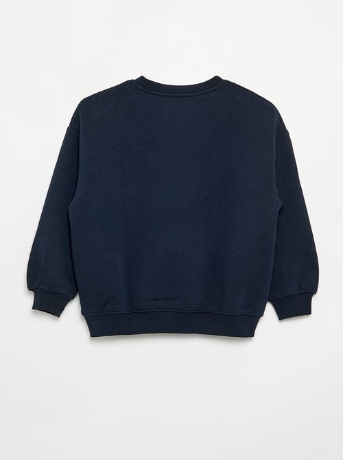 Sudadera bicolor de manga larga - Kiabi