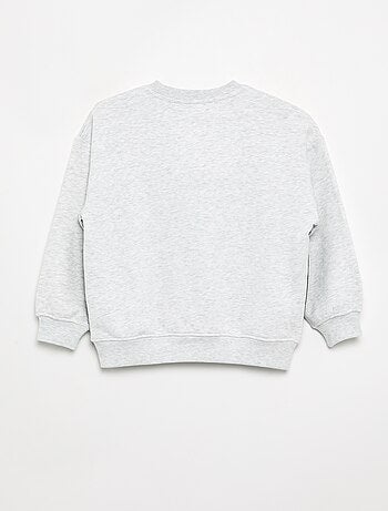 Sudadera bicolor de manga larga