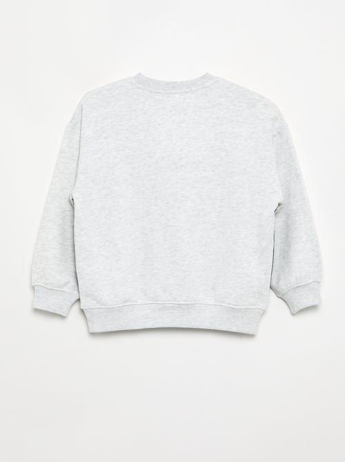 Sudadera bicolor de manga larga - Kiabi