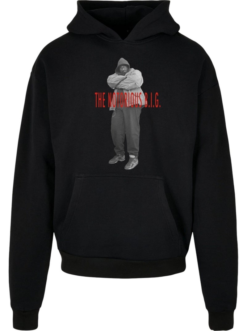 Sudadera biggie smalls concrete de pesada para hombre - mister tee Negro - Kiabi