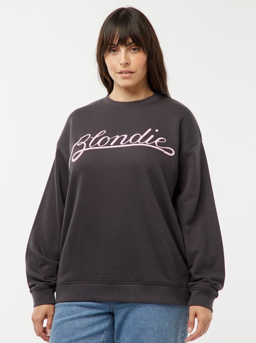 Sudadera 'Blondie' estampado en ambos lados - Kiabi