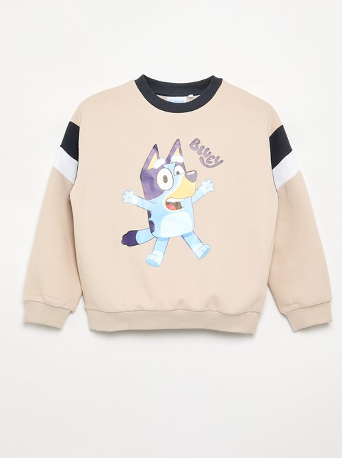 Sudadera 'Bluey' con cuello contrastado - Kiabi Sudadera 'Bluey' con cuello contrastado - Kiabi