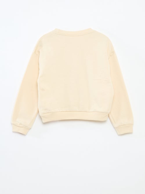 Sudadera 'Bluey' lisa de algodón - Kiabi