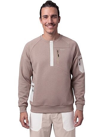 Sudadera bolsillos montaña hombre hombre tatras sand