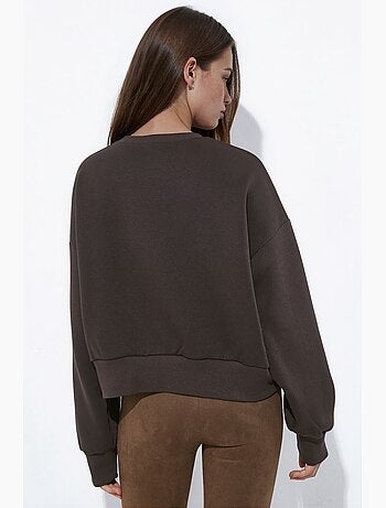 Sudadera bordada de corte holgado hiccup