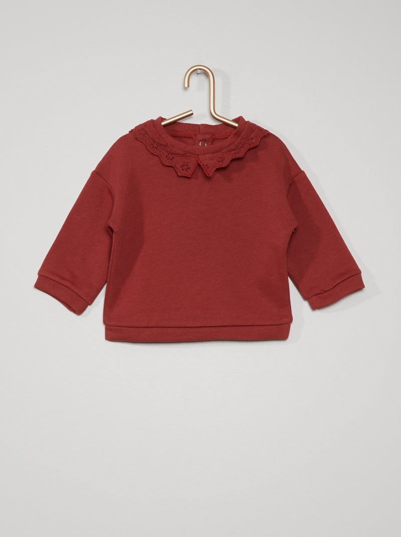 Sudadera burdeos - Kiabi