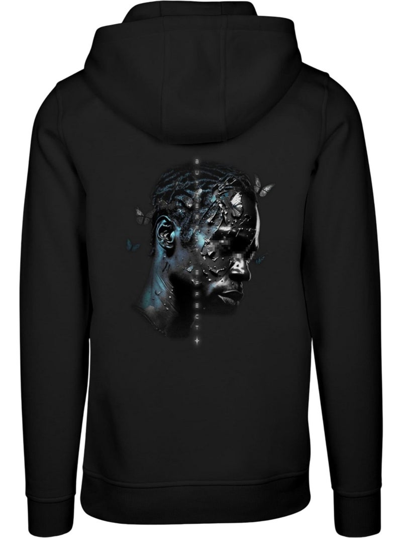 Sudadera butterfly effect para hombre - mister tee Negro - Kiabi