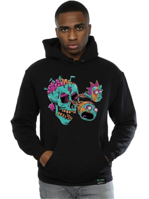 Sudadera calavera con globos oculares para adultos unisex - rick and morty - Kiabi Sudadera calavera con globos oculares para adultos unisex - rick and morty - Kiabi