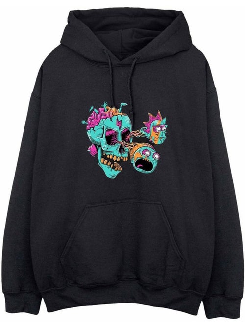 Sudadera calavera con globos oculares para adultos unisex - rick and morty - Kiabi Sudadera calavera con globos oculares para adultos unisex - rick and morty - Kiabi
