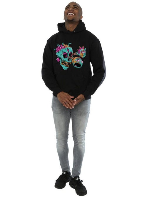 Sudadera calavera con globos oculares para adultos unisex - rick and morty - Kiabi Sudadera calavera con globos oculares para adultos unisex - rick and morty - Kiabi