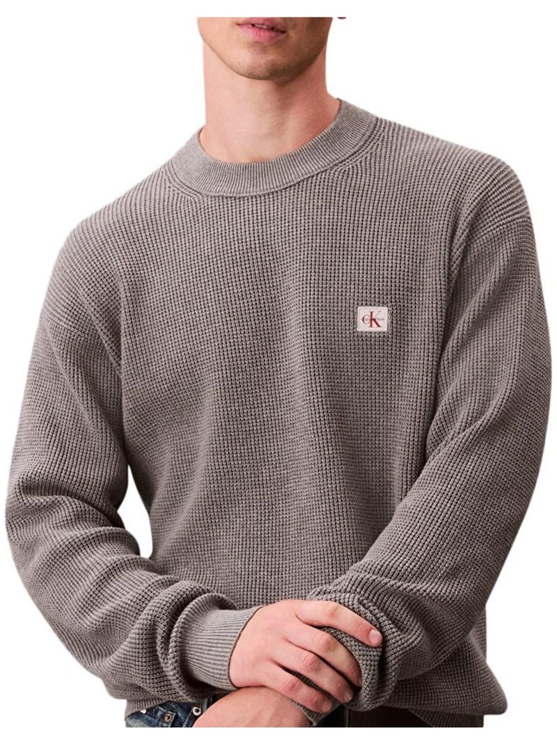 Sudadera Calvin Klein Hombre 350terry Gris plateado - Kiabi