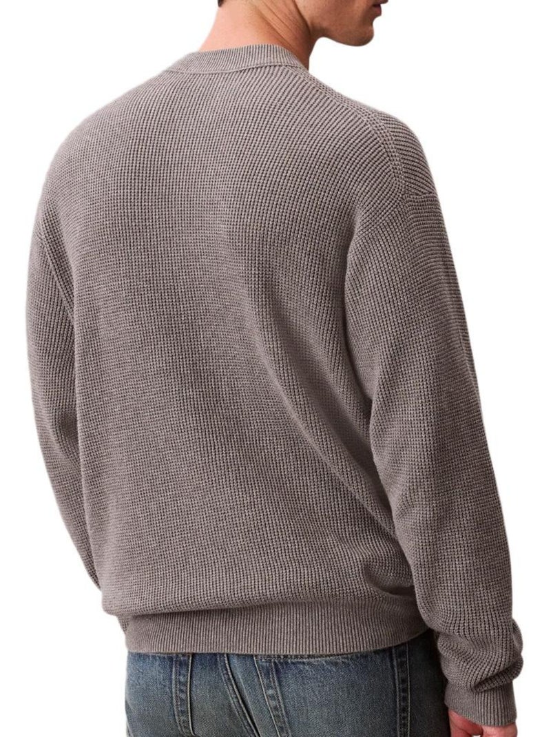 Sudadera Calvin Klein Hombre 350terry Gris plateado - Kiabi
