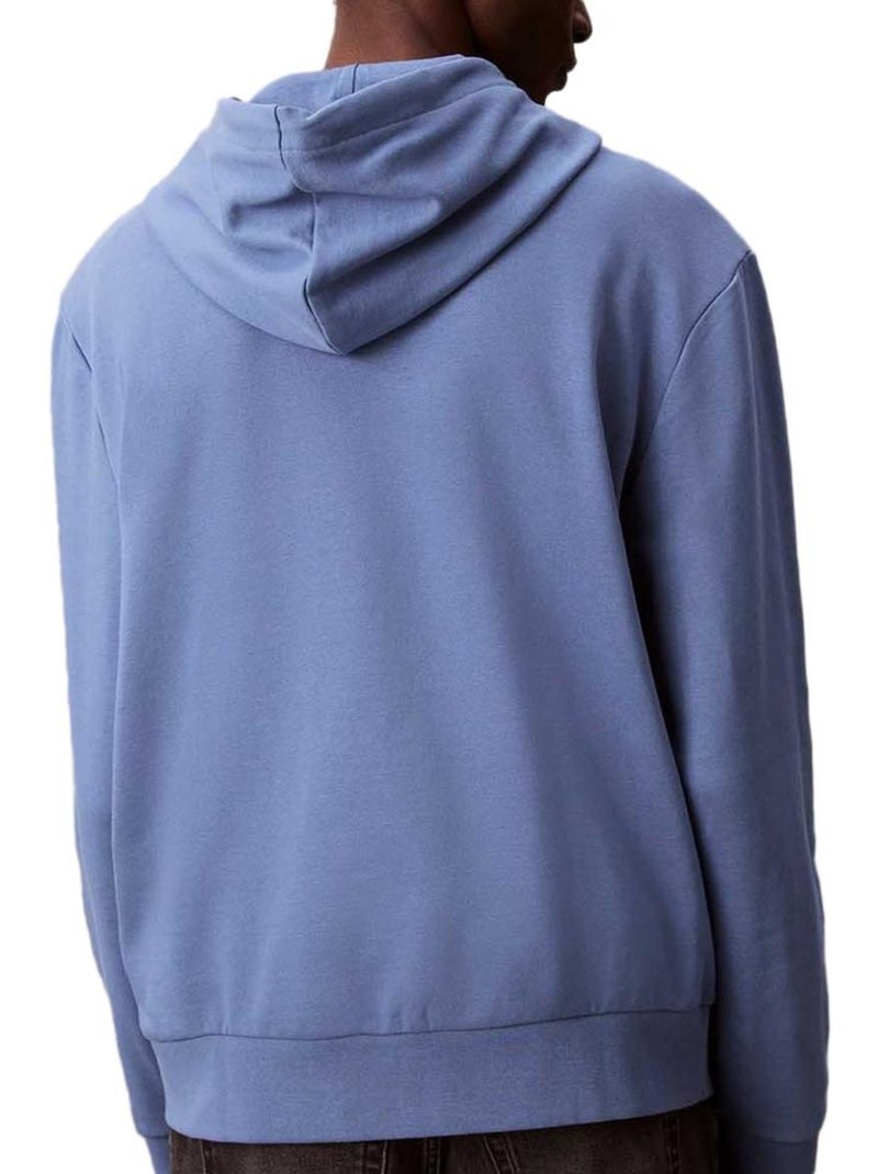 Sudadera calvin klein jeans con insignia para hombre Azul - Kiabi