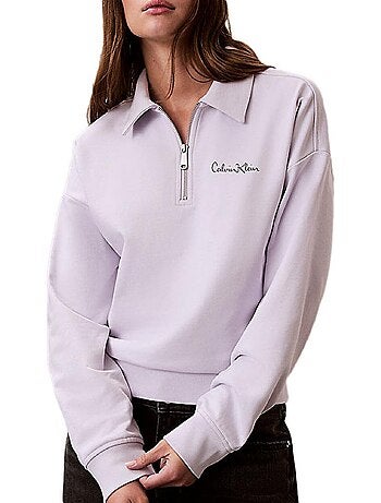 Sudadera Calvin Klein Jeans de Felpa Francesa para Mujer
