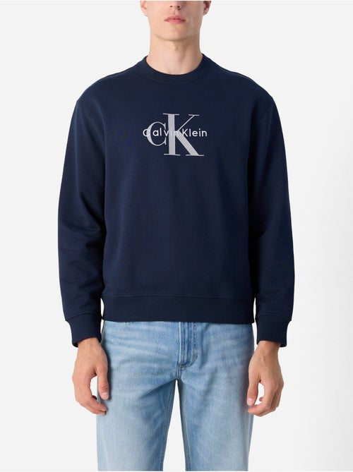 Sudadera Calvin Klein Jeans Hombre Algodón Terry - Kiabi Sudadera Calvin Klein Jeans Hombre Algodón Terry - Kiabi
