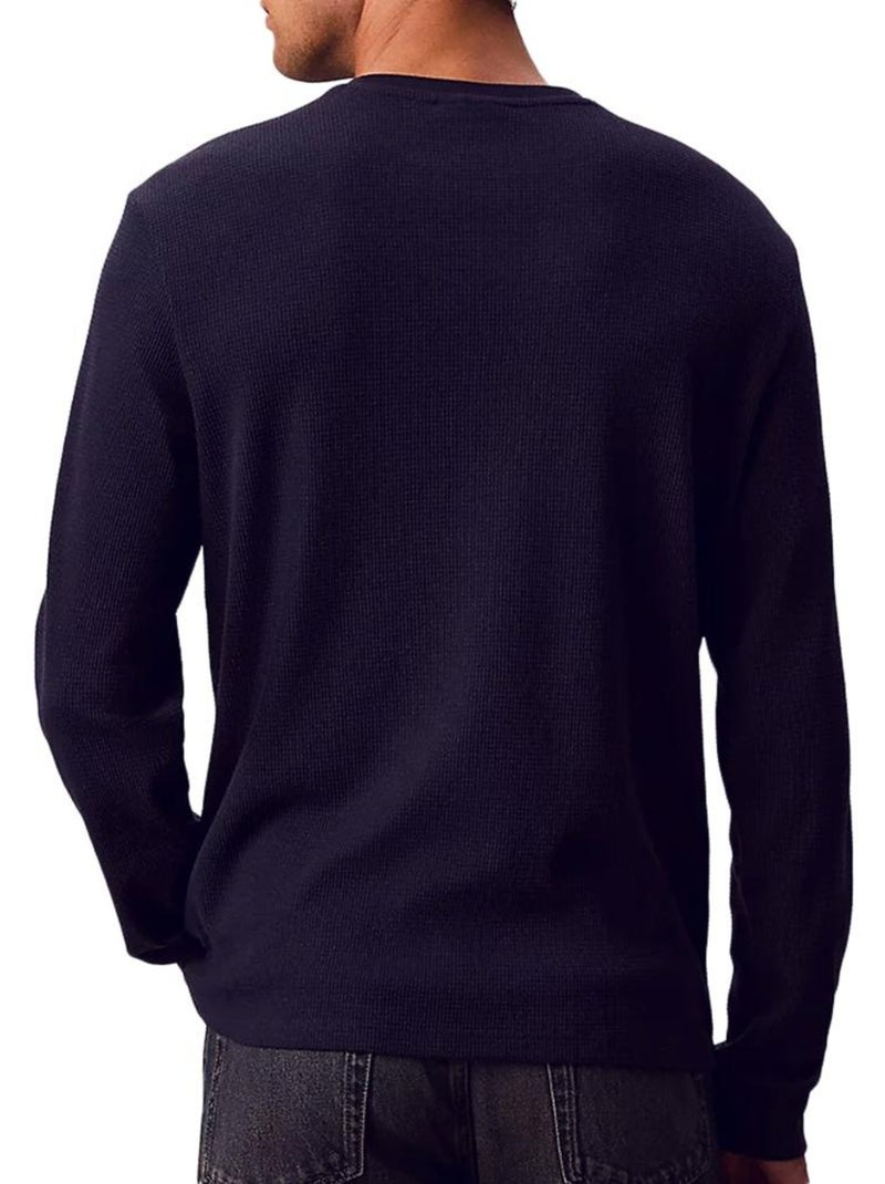 Sudadera calvin klein jeans hombre Azul marino - Kiabi