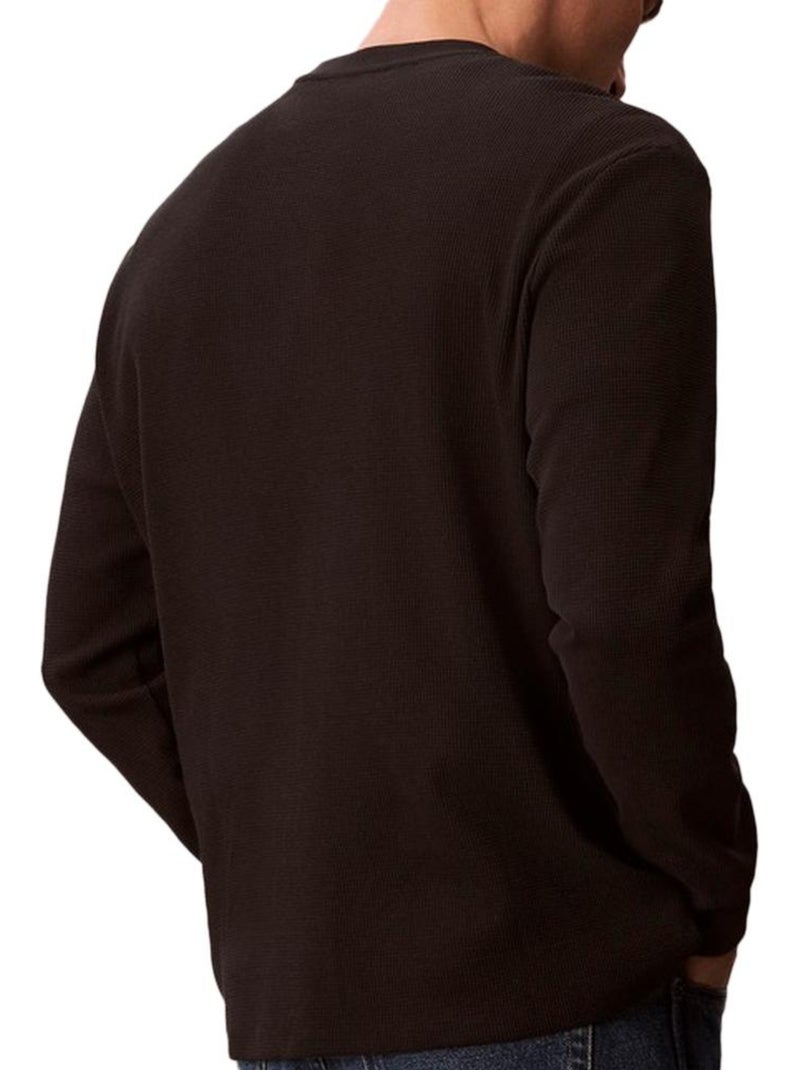Sudadera calvin klein jeans hombre con Negro - Kiabi
