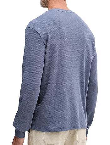 Sudadera de hombre calvin klein jeans con insignias waffle