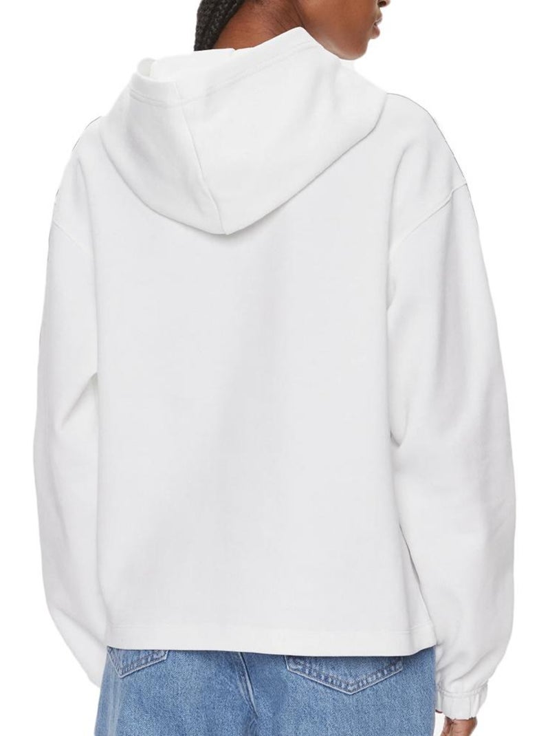 Sudadera calvin klein para mujer con elástico bordado Blanco - Kiabi