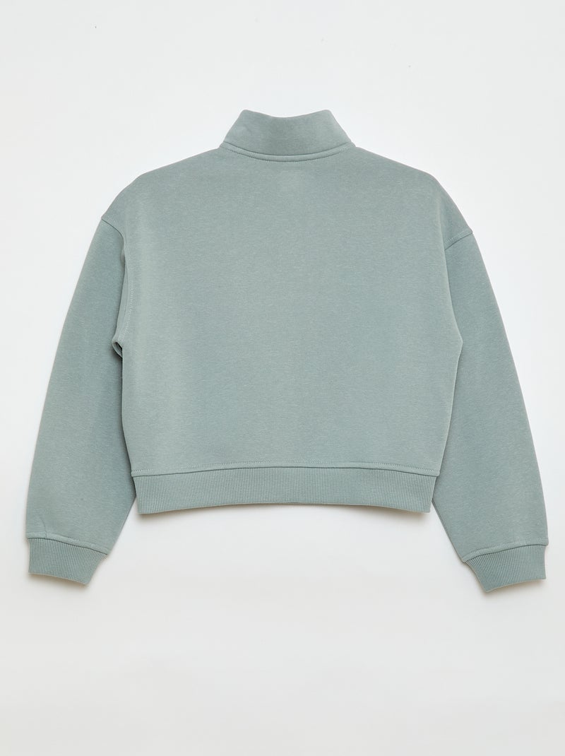 Sudadera camionera lisa Azul - Kiabi