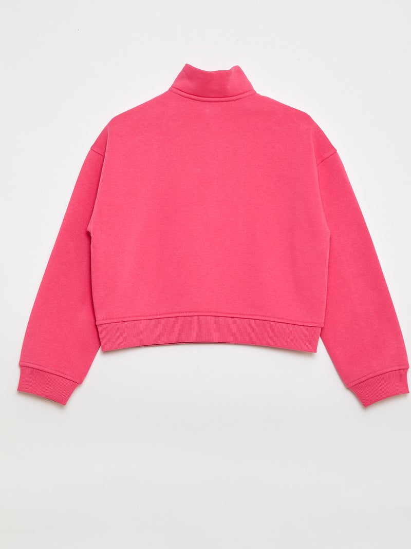 Sudadera camionero lisa Rosa - Kiabi
