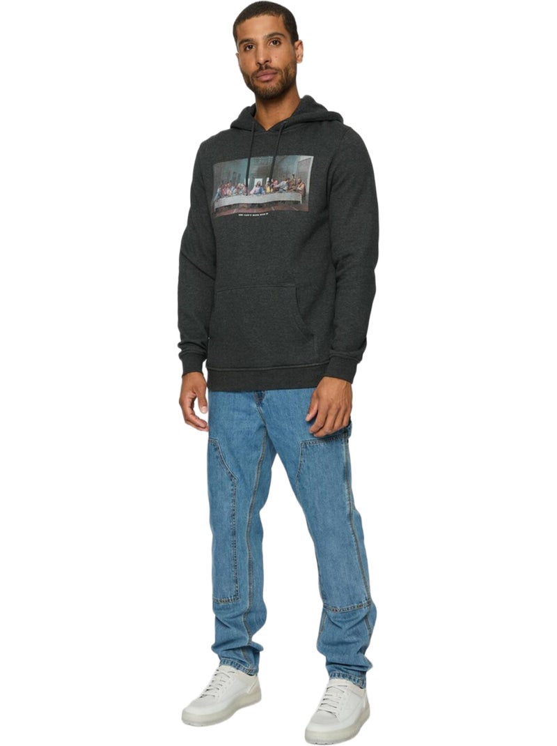 Sudadera can't hang with us para hombre - mister tee Gris gris antracita - Kiabi