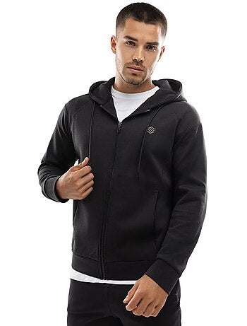 Sudadera capucha cremallera entrenamiento hombre fitness hombre intrepid