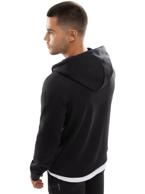 Sudadera capucha cremallera entrenamiento hombre fitness hombre intrepid - Kiabi
