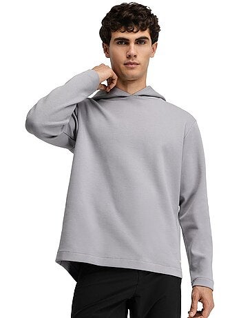 Sudadera capucha mtb hombre ciclismo hombre mtb slack gray