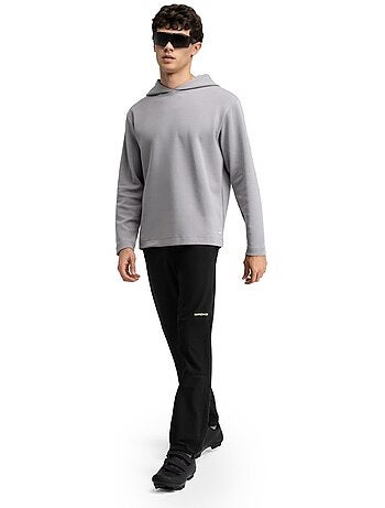 Sudadera capucha mtb hombre ciclismo hombre mtb slack gray