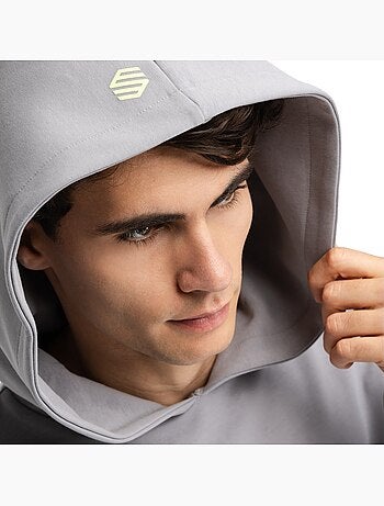 Sudadera capucha mtb hombre ciclismo hombre mtb slack gray