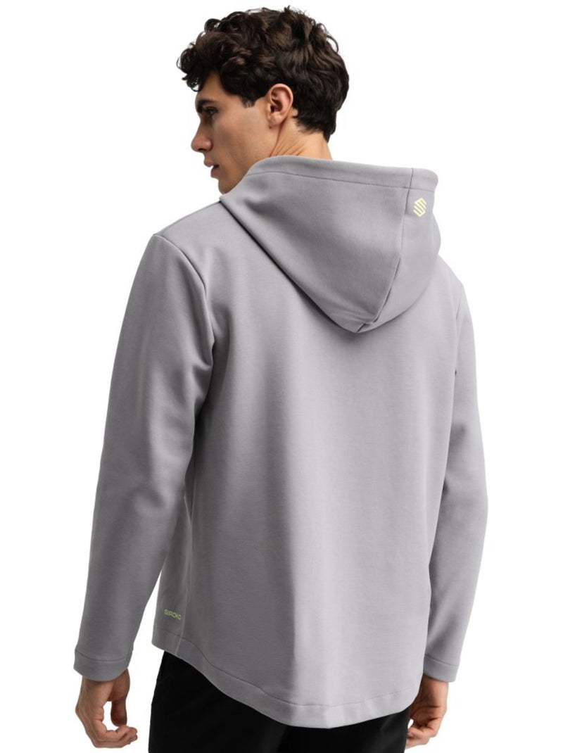 Sudadera capucha mtb hombre ciclismo hombre mtb slack gray Blanco Gris - Kiabi
