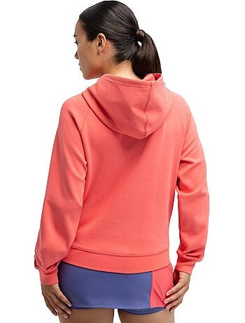 Sudadera capucha pádel mujer pádel mujer deuce coral