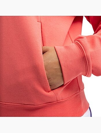 Sudadera capucha pádel mujer pádel mujer deuce coral