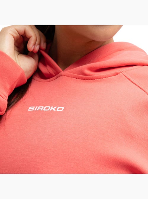 Sudadera capucha pádel mujer pádel mujer deuce coral - Kiabi