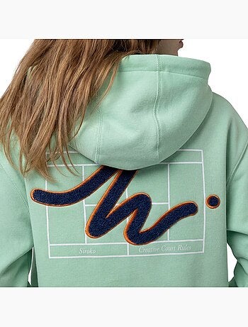 Sudadera capucha tenis mujer tenis mujer newport-w light