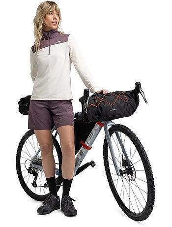 Sudadera cicloturismo mujer ciclismo mujer soulful sand