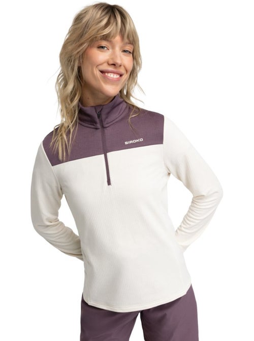 Sudadera cicloturismo mujer ciclismo mujer soulful sand - Kiabi