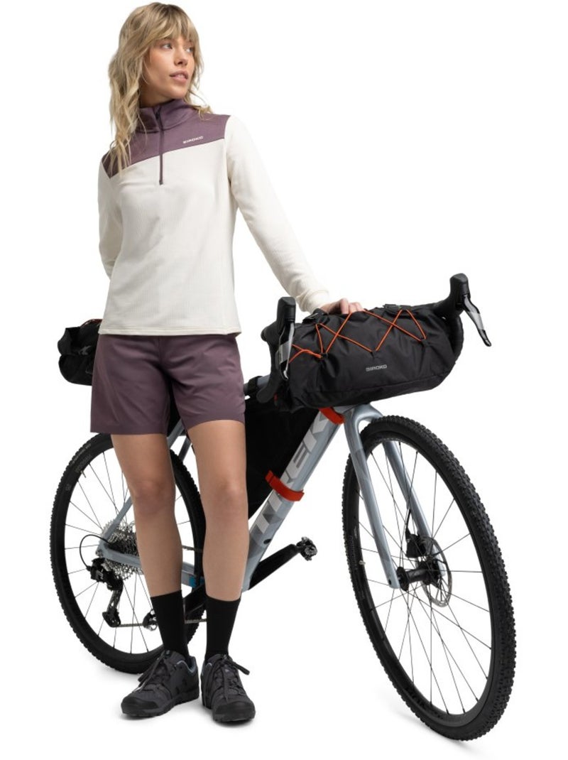 Sudadera cicloturismo mujer ciclismo mujer soulful sand Beige - Kiabi