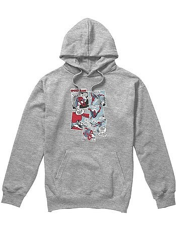 Sudadera collage de paneles para hombre - spider-man