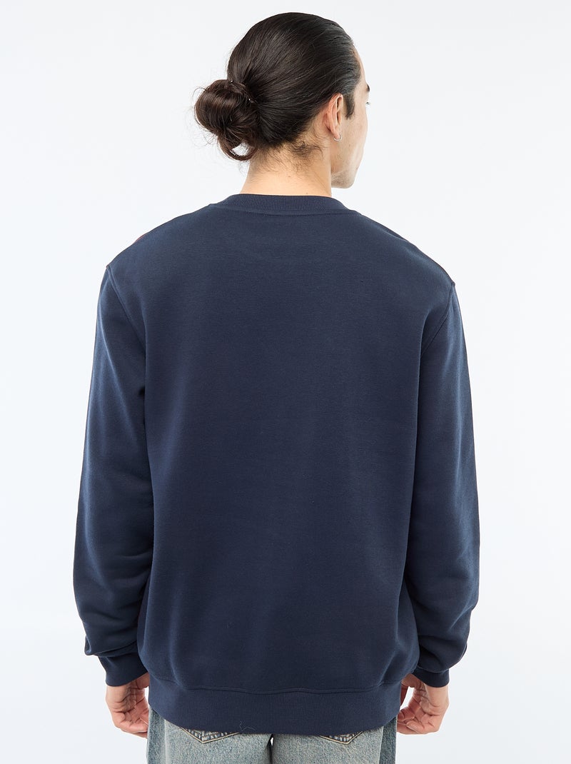 Sudadera color block estilo deportivo Azul - Kiabi