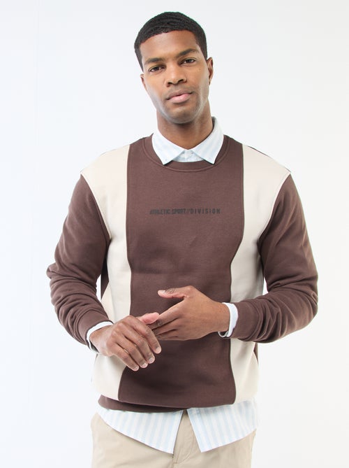 Sudadera color block estilo deportivo - Kiabi