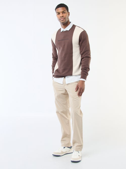 Sudadera color block estilo deportivo - Kiabi