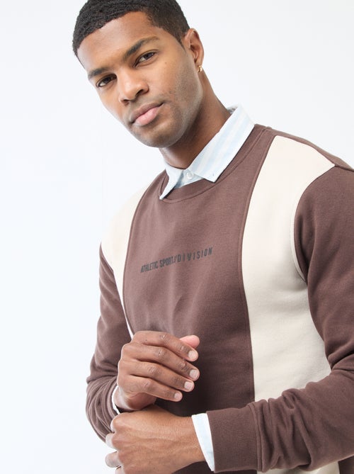 Sudadera color block estilo deportivo - Kiabi